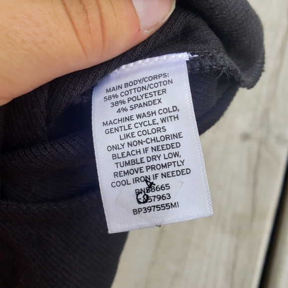 NWOT BP black ribbed v neck bodysuit - Picture 3 of 5